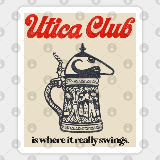 Club 'Swings' Beer Retro Defunct Breweriana Magnet by darklordpug